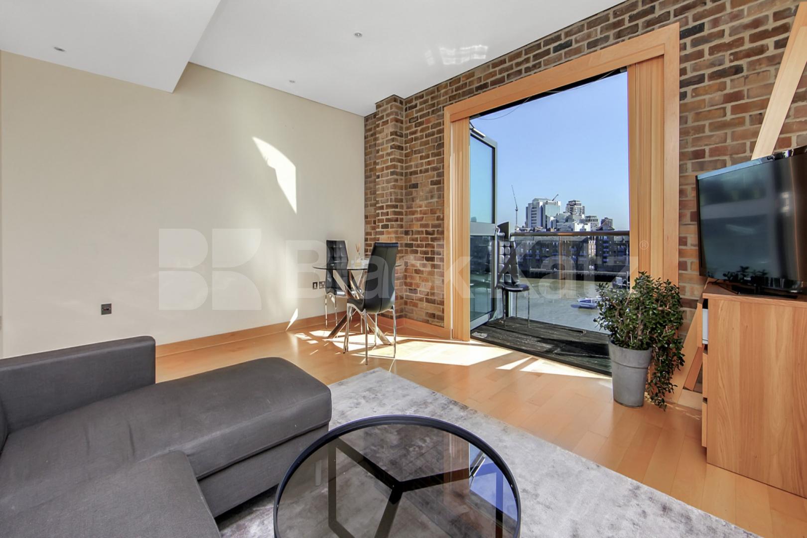 Over looking the banks of River Thames  Tea Trade Wharf, Shad Thames.